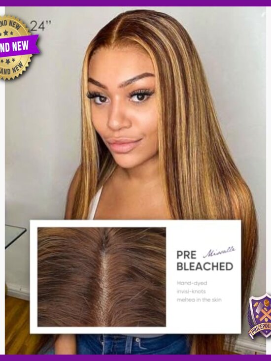 Silky Straight Human Hair Lace Front Wig 250% Density Adjustable Cap main image 5